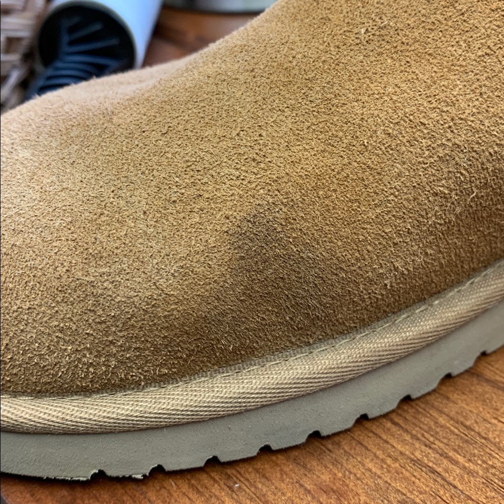 UGG | Koolaburra Chestnut Suede Shearling Mid-Calf Boots - Picture 8 of 8